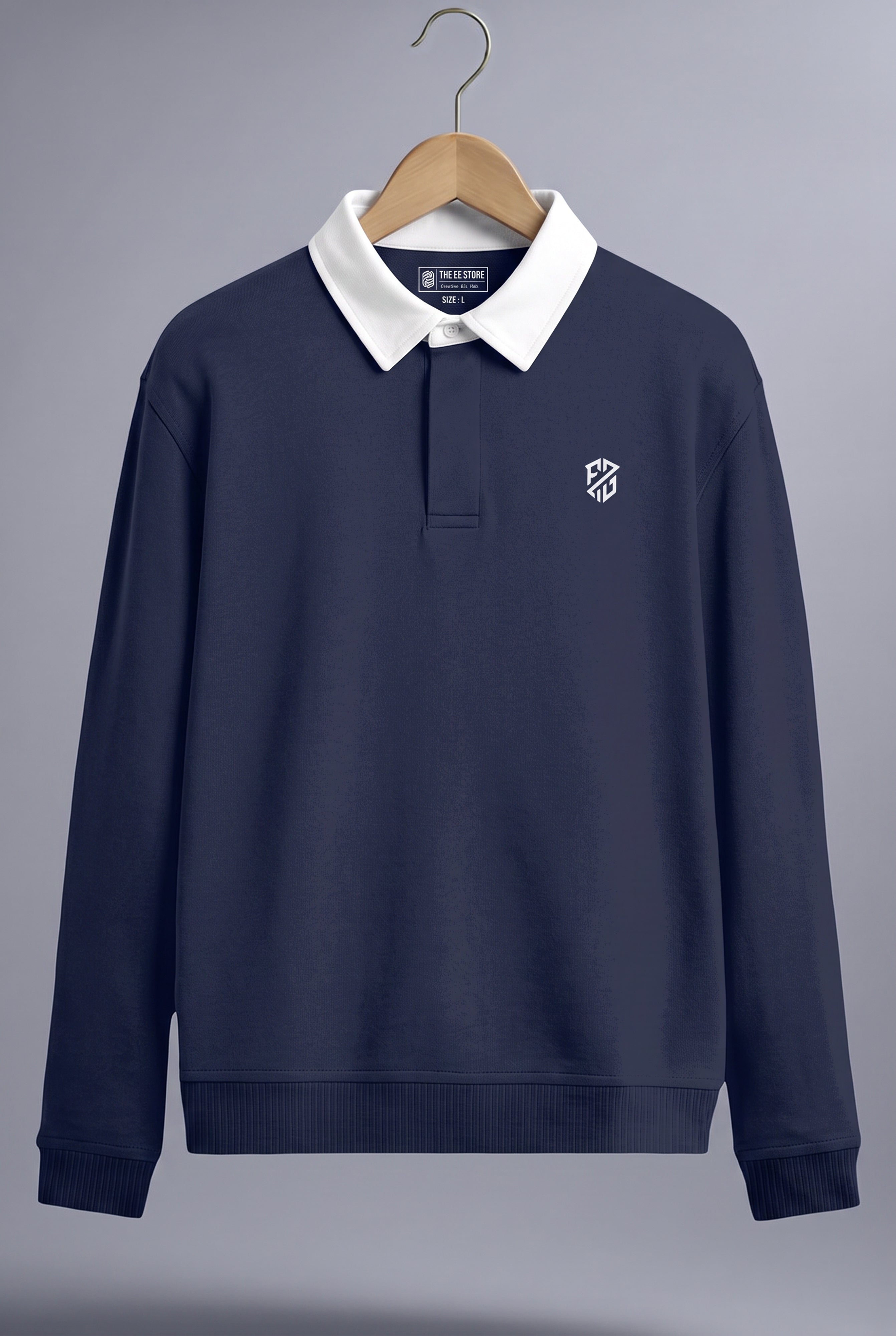 Blue Full Sleeve Sweatshirt for Men