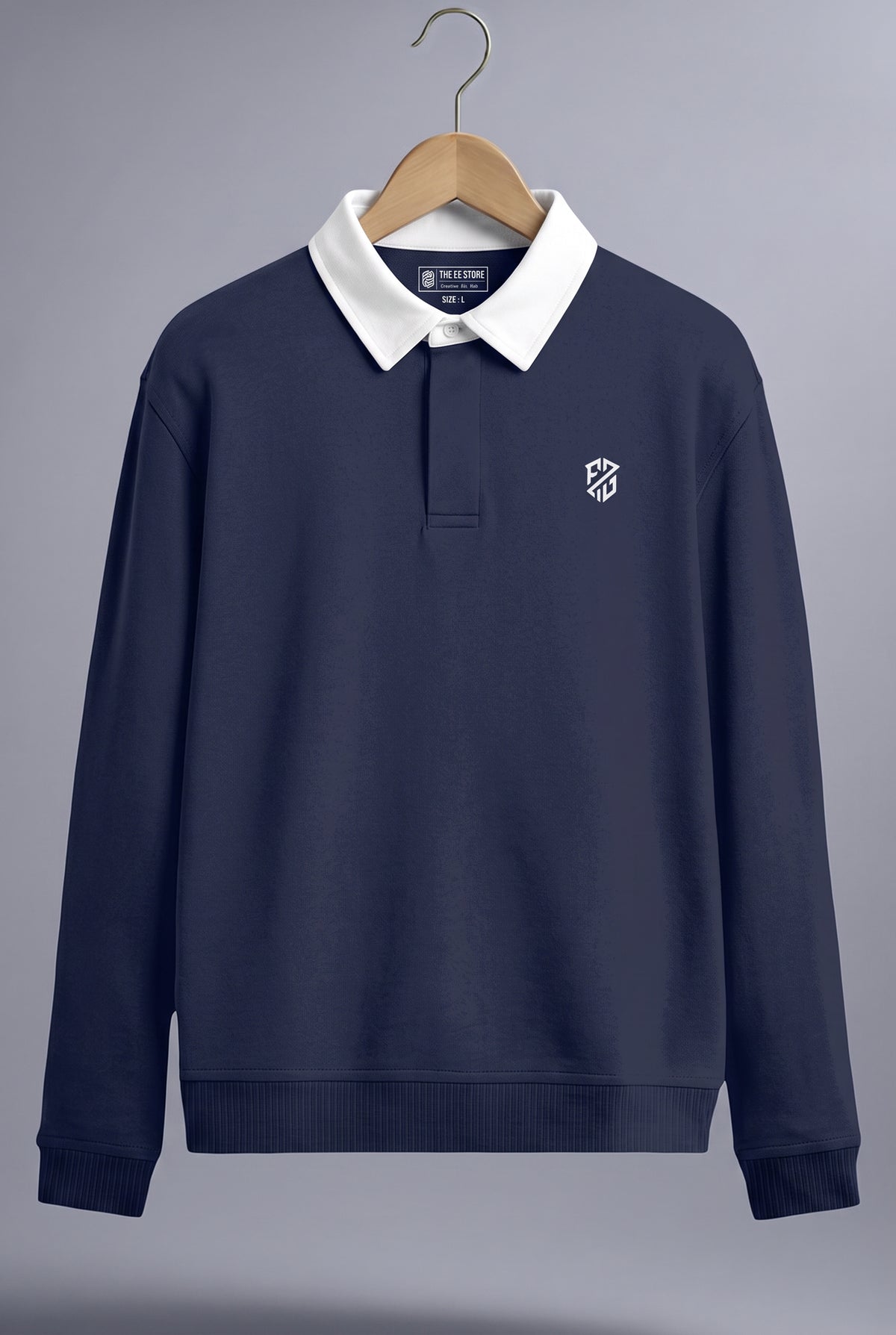 Blue Full Sleeve Sweatshirt for Men