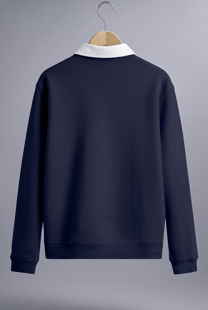 Blue Full Sleeve Sweatshirt for Men