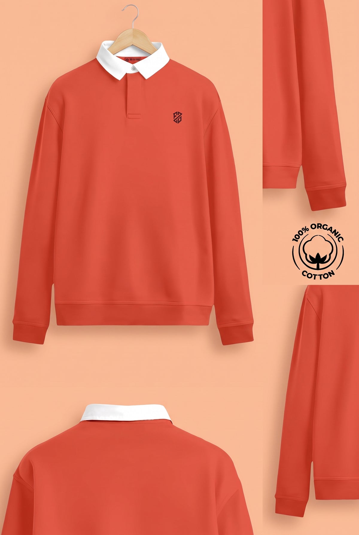 Men’s Full Sleeve Collar Sweatshirt