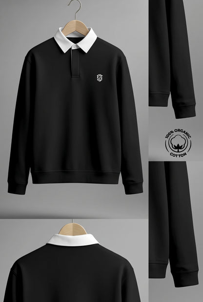 Blue Full Sleeve Sweatshirt for Men