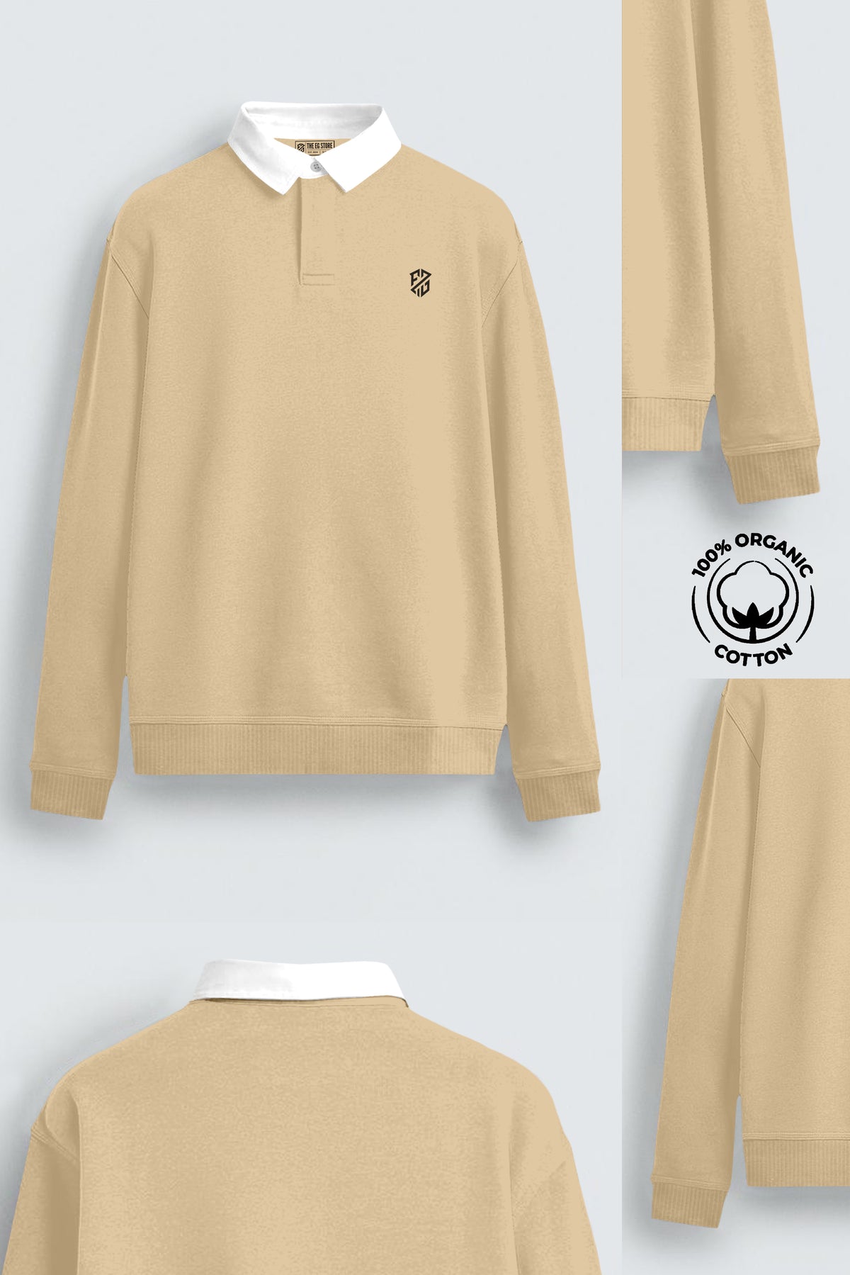 Brige Full Sleeve Sweatshirt for Men – Classic Casual Essential