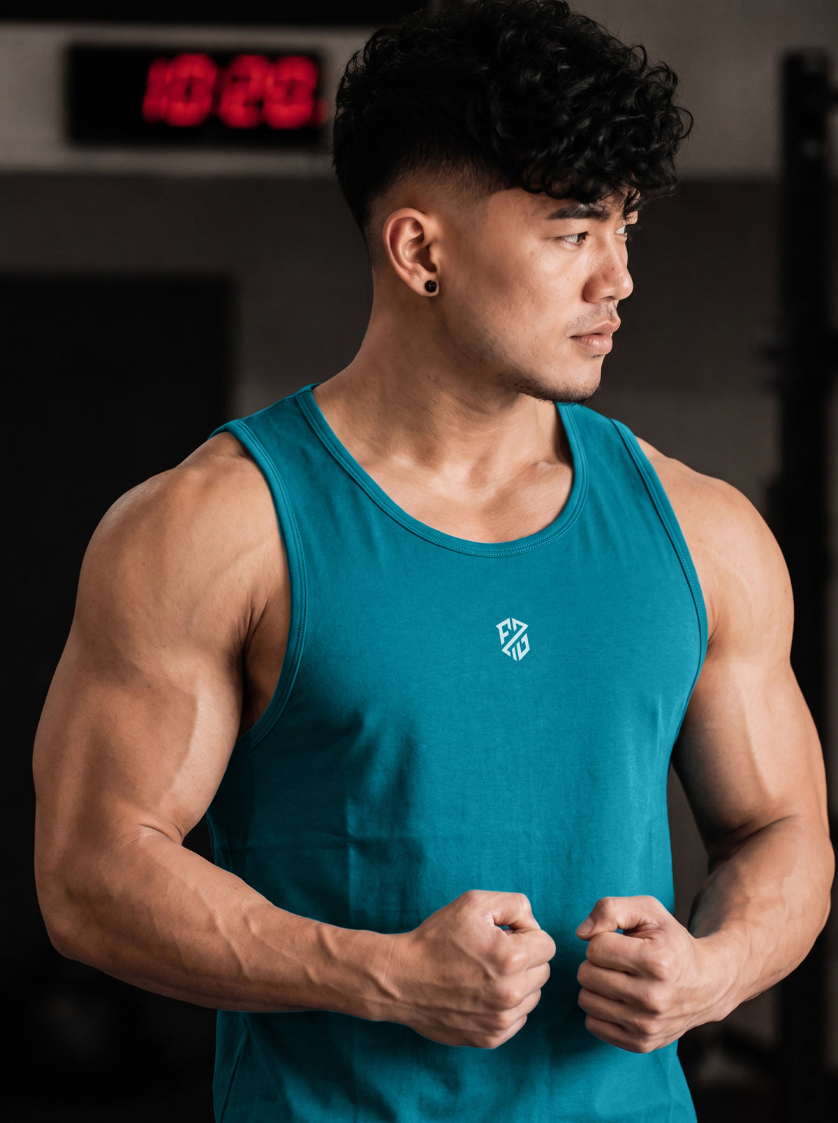 Men’s Performance Gym Tank Top – Sky Blue