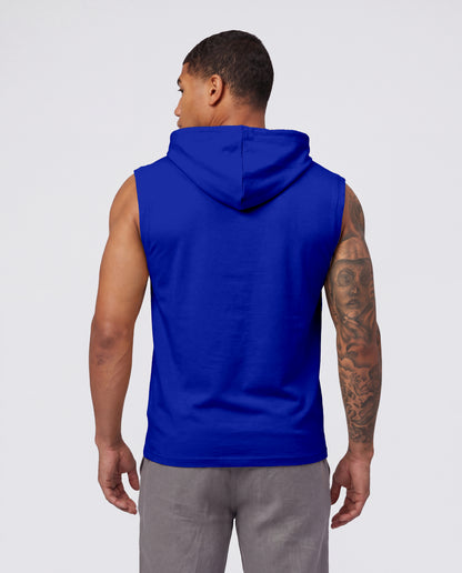 Men's Athletic Sleeveless Hoodie – Slim Fit Gym Tank Top