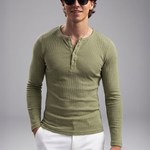 Men’s Knit Henley T-Shirt