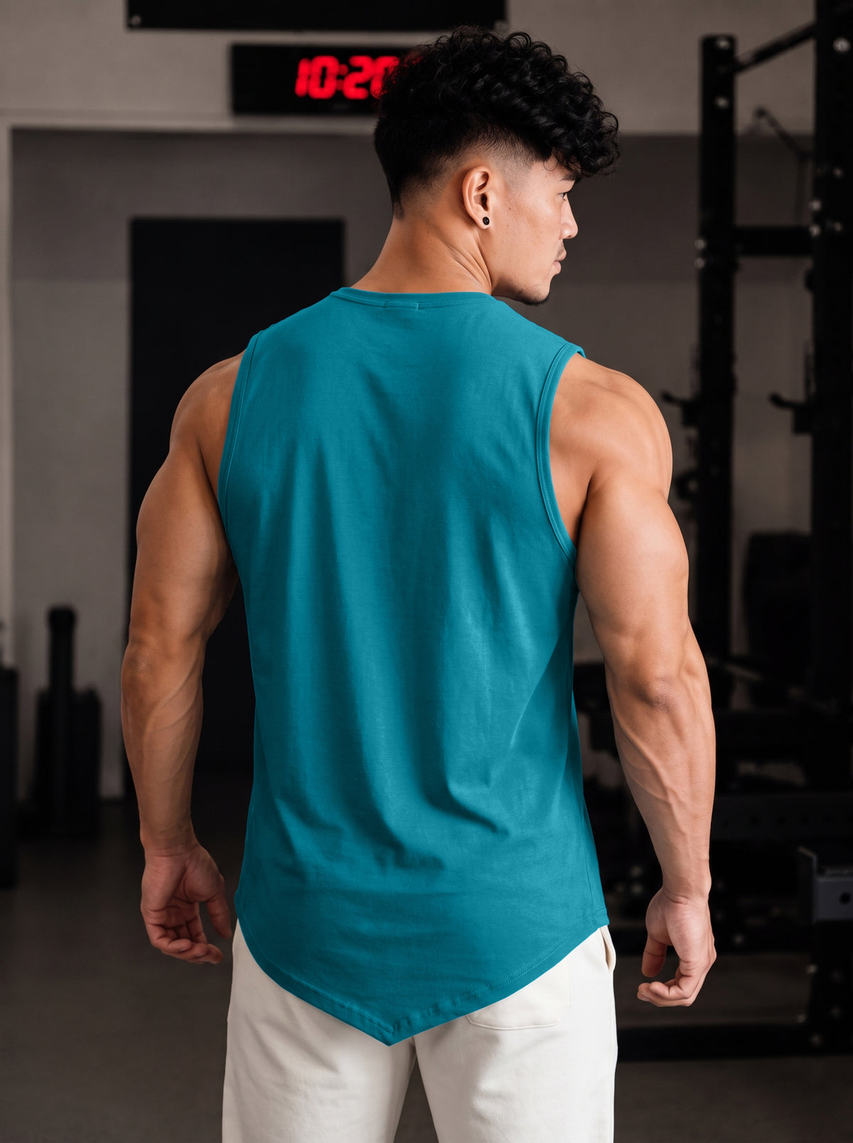 Men’s Performance Gym Tank Top – Sky Blue