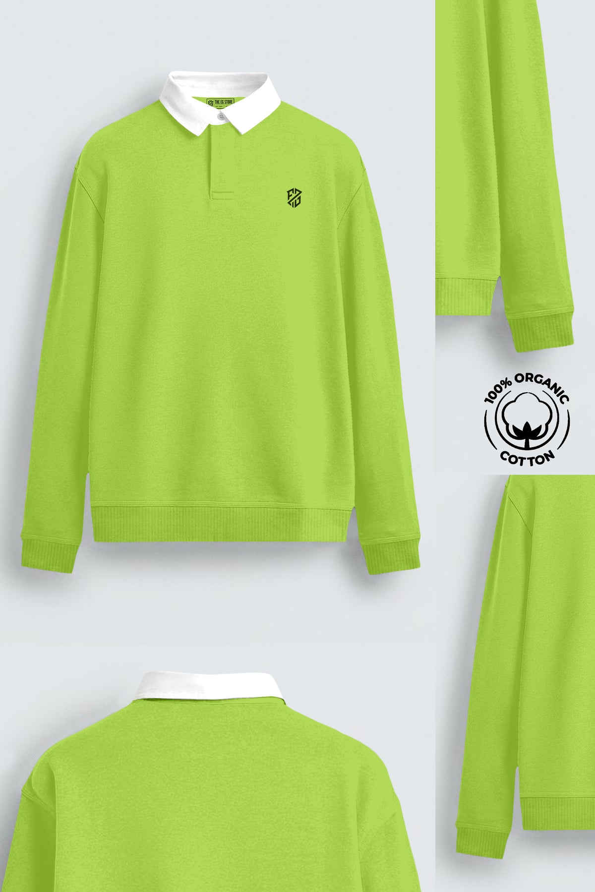 Men’s Full Sleeve Collar T-Shirts Modern Comfort Wear