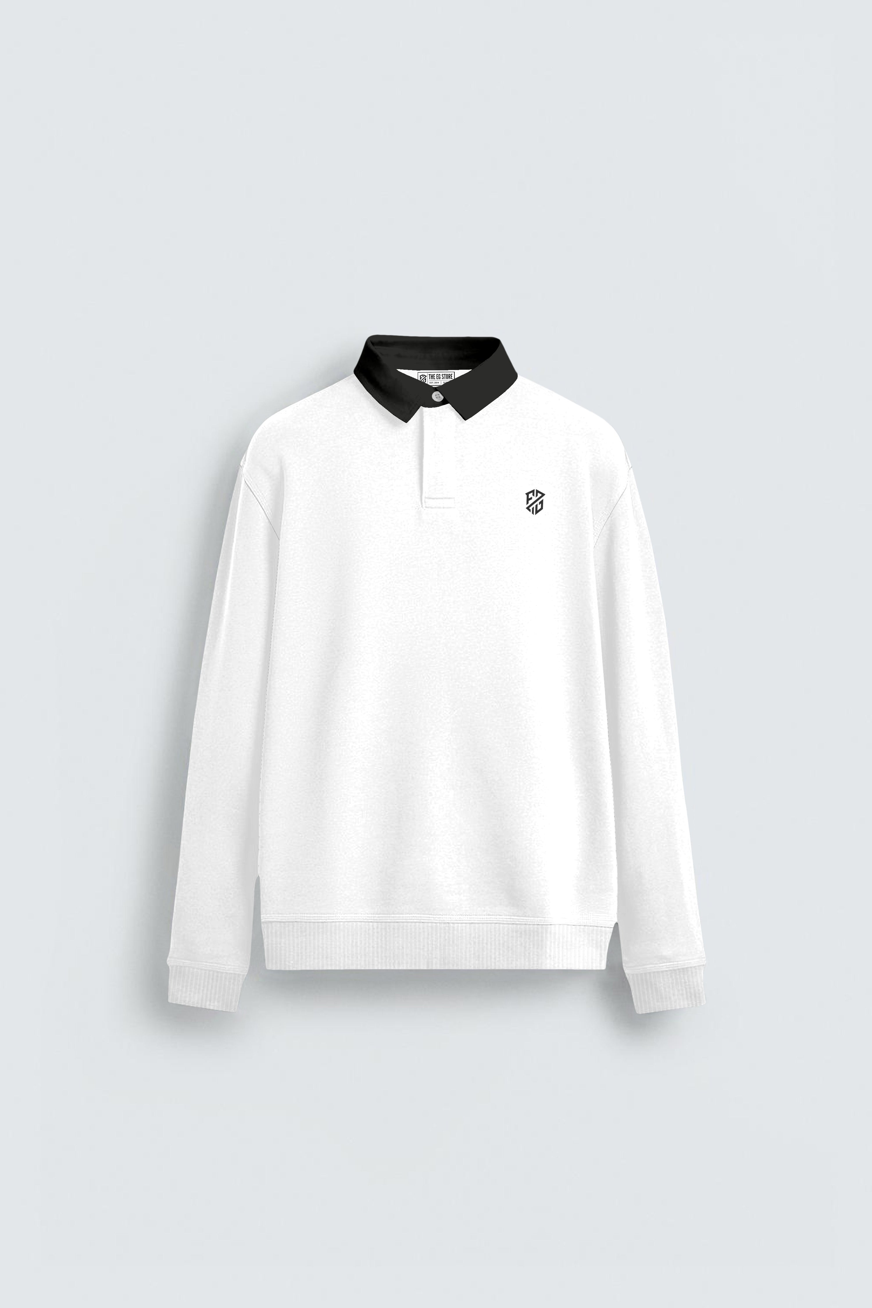 Stylish Men’s Full Sleeve Collar Sweatshirt Daily Wear