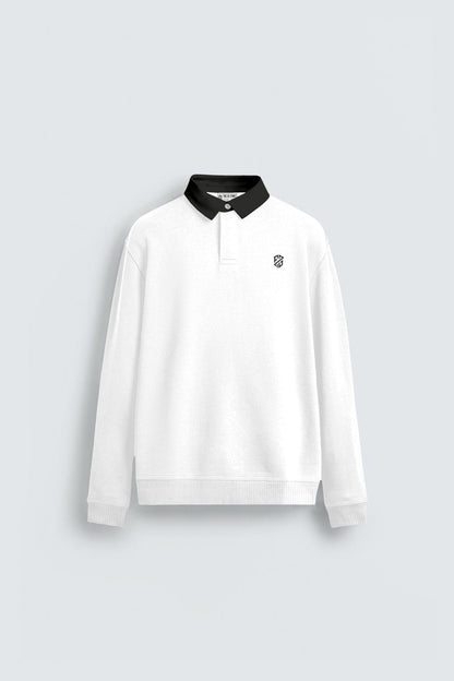 Stylish Men’s Full Sleeve Collar Sweatshirt Daily Wear