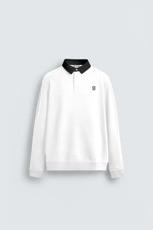 Stylish Men’s Full Sleeve Collar Sweatshirt Daily Wear