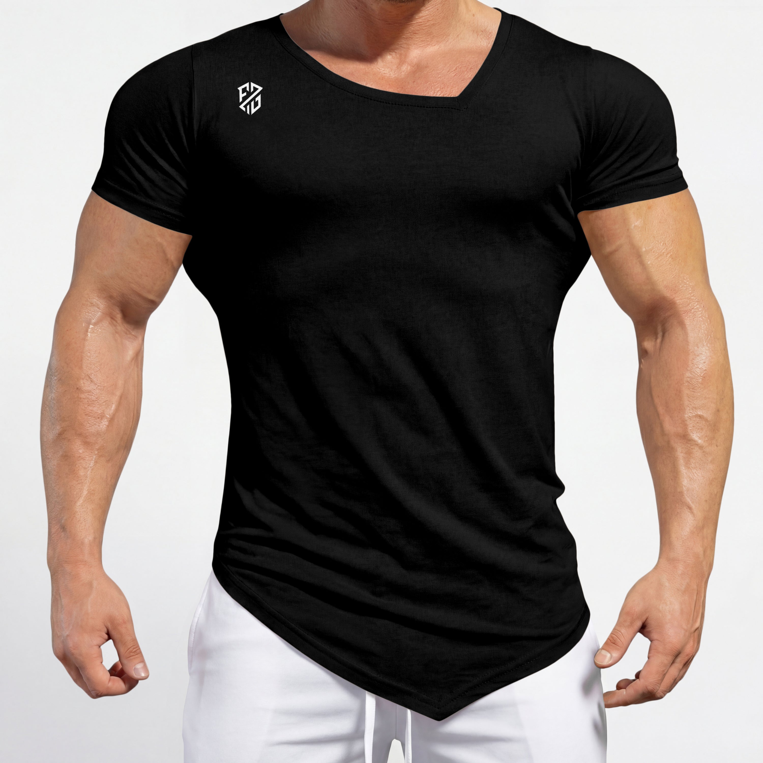 Premium Dark Peach Slim Fit Dry-Fit Men's Gym T-Shirt