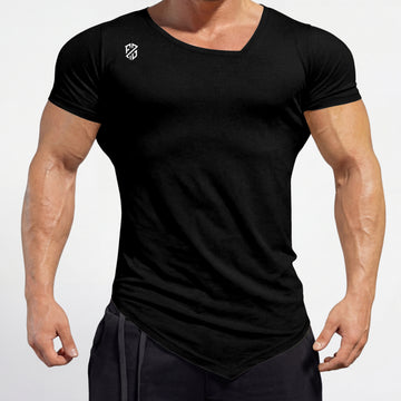 Men wearing pack of 3 gym tshirts training