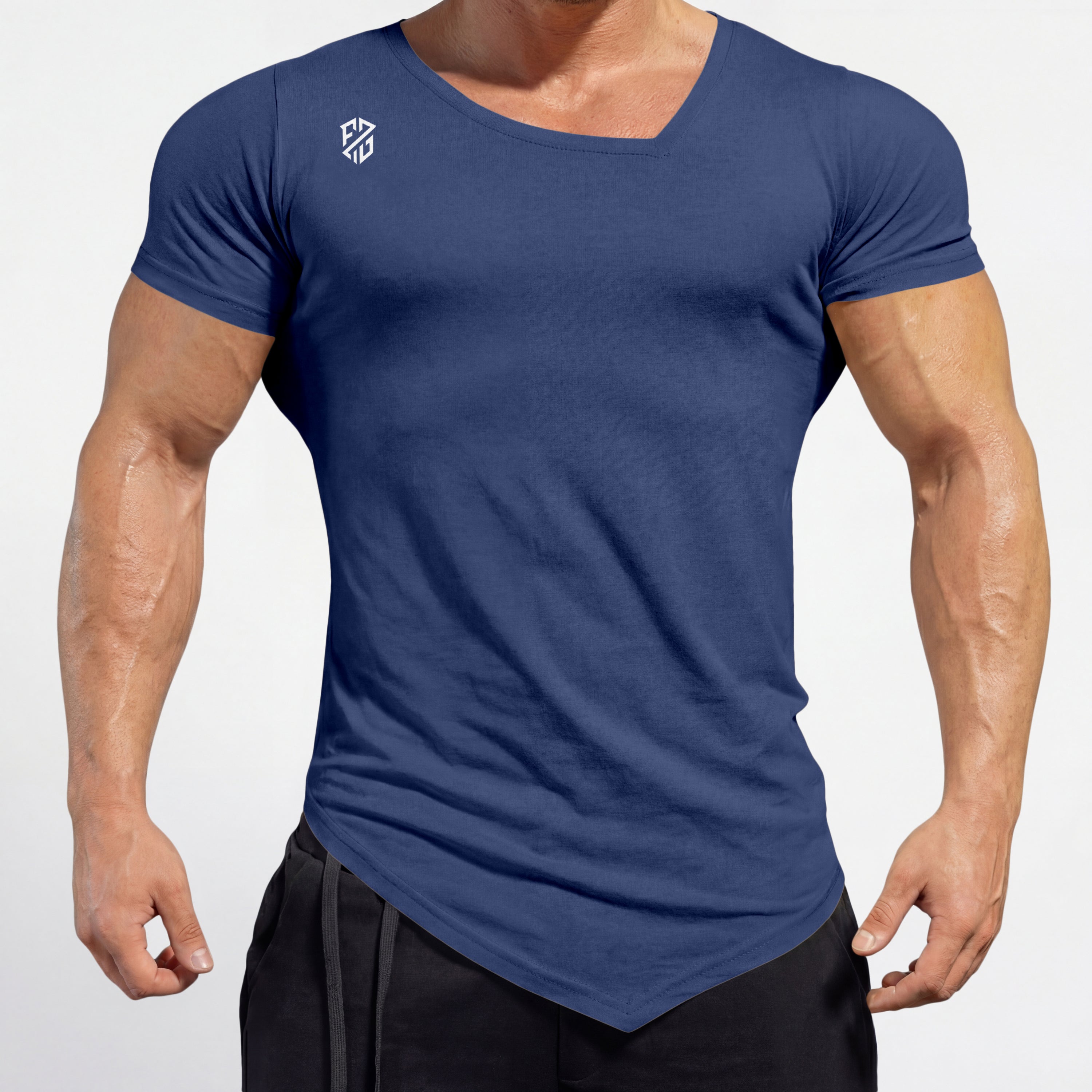 Premium Dark Peach Slim Fit Dry-Fit Men's Gym T-Shirt