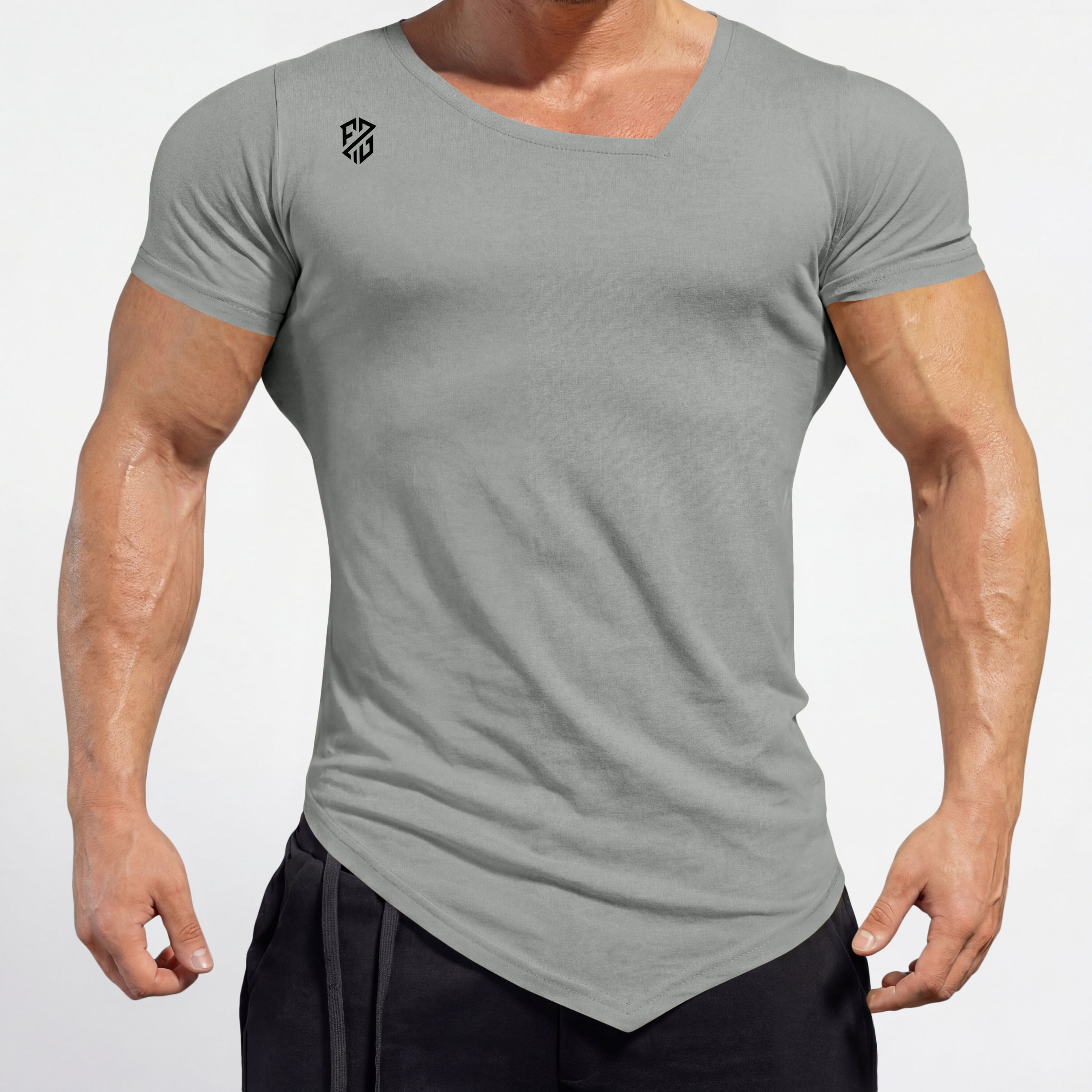 Premium Dark Peach Slim Fit Dry-Fit Men's Gym T-Shirt