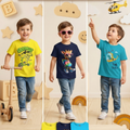 The EG Store Boy's Premium Graphic T-Shirt Combo - Pack of 3