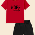 Junior Explorer Adventure Set: Durable Graphic Tee & Cargo-Style Shorts