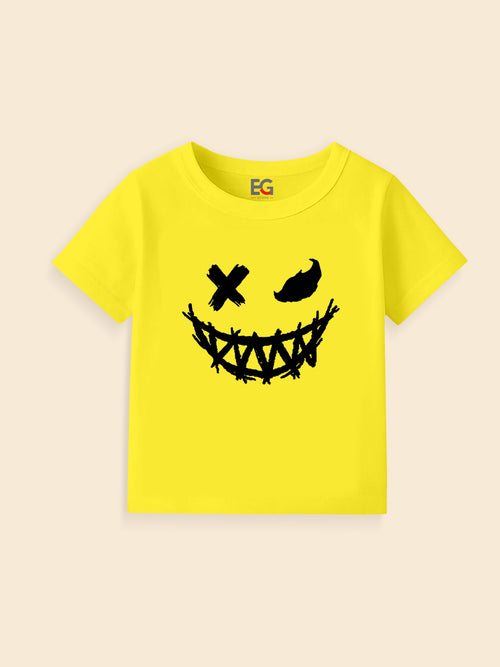 Kids' Cotton Raglan Half-Sleeve T-Shirt