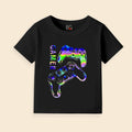 Kids' Cotton Tee with Contrast Print Pocket