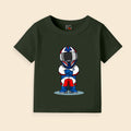 Kids' Single Cotton Tee with Contrast Pocket