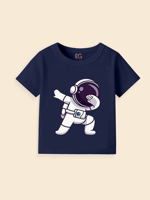 Kids' Slub Cotton Half-Sleeve T-Shirt