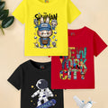 Premium Round Neck T-Shirts for Men & Kids (Pack of 3) – 100% Pure Cotton