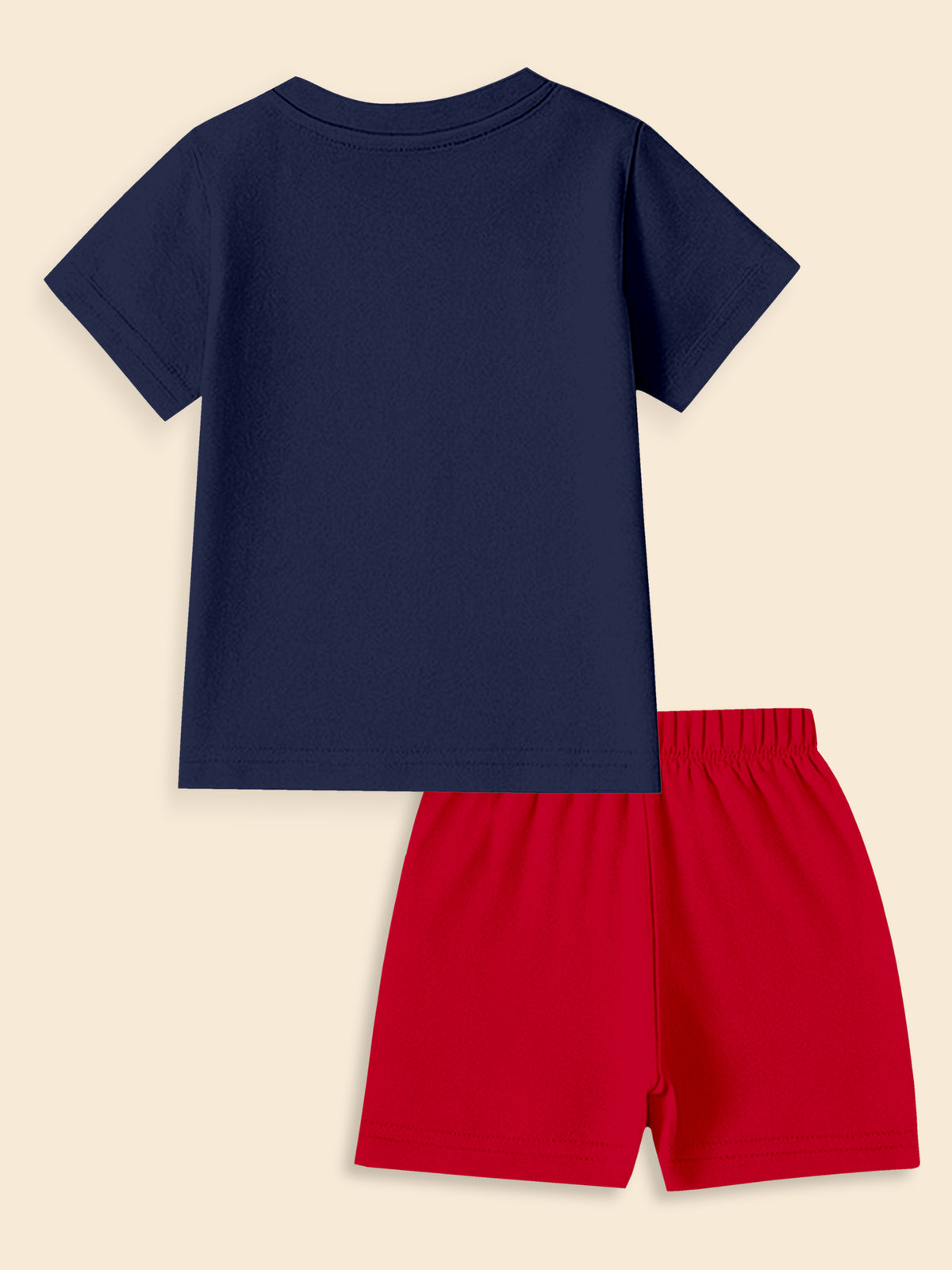Signature Collection: Handcrafted Softness Kids' Tee & Shorts Set - Hover Image