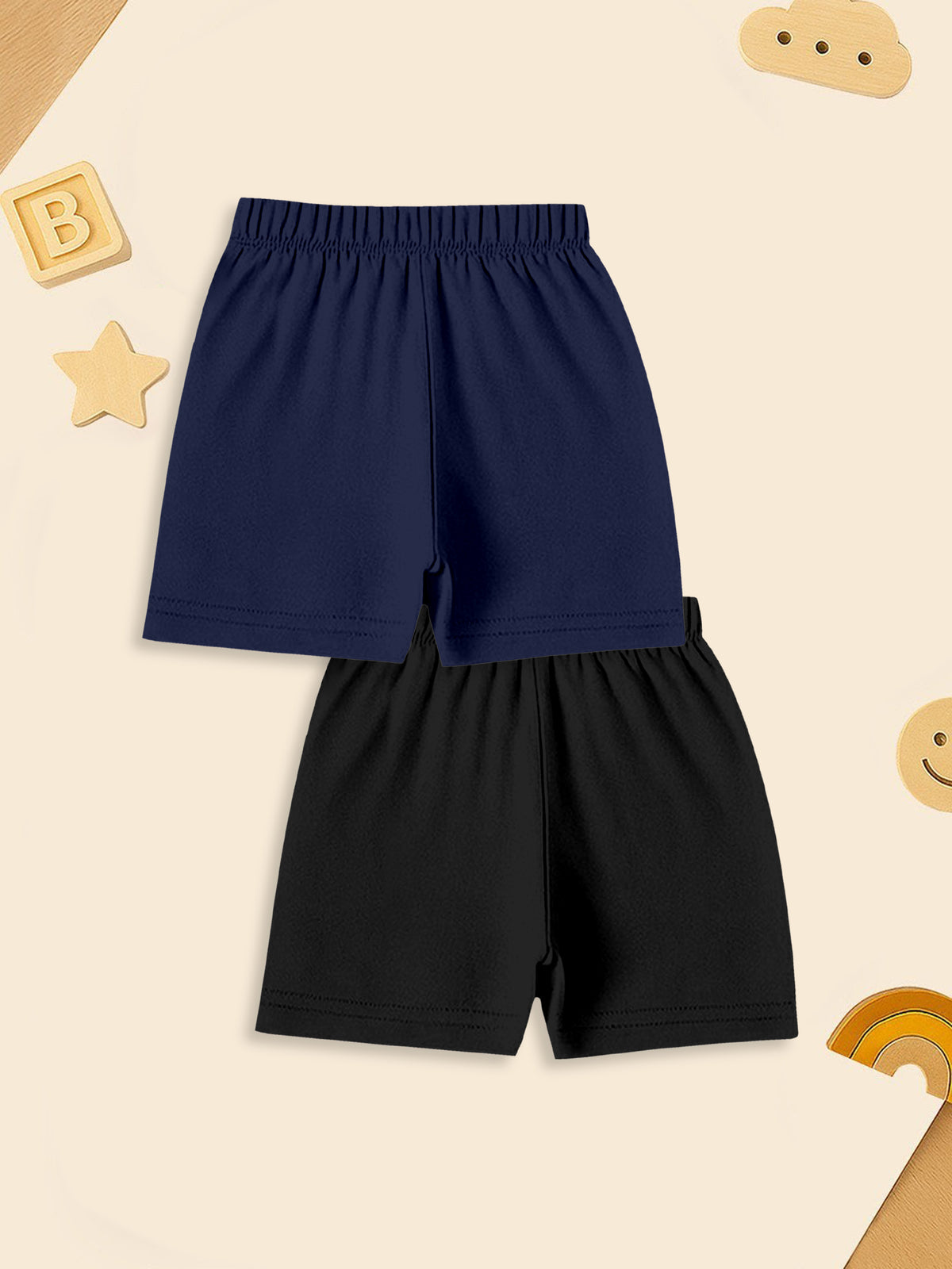 Summer Vibes Bundle: 3-Pack Mix-and-Match Kids' Fashion Shorts - Hover Image
