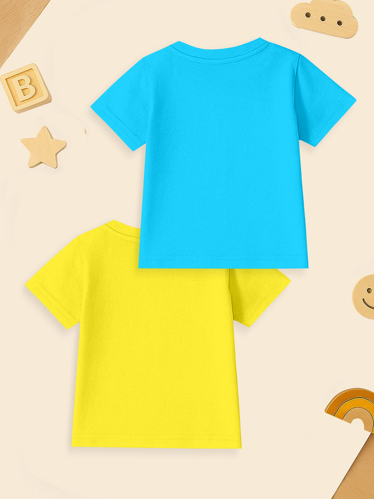 The EG Store Dynamic Duo: Pack of 2 Premium Cotton Daily Wear T-Shirts - Hover Image