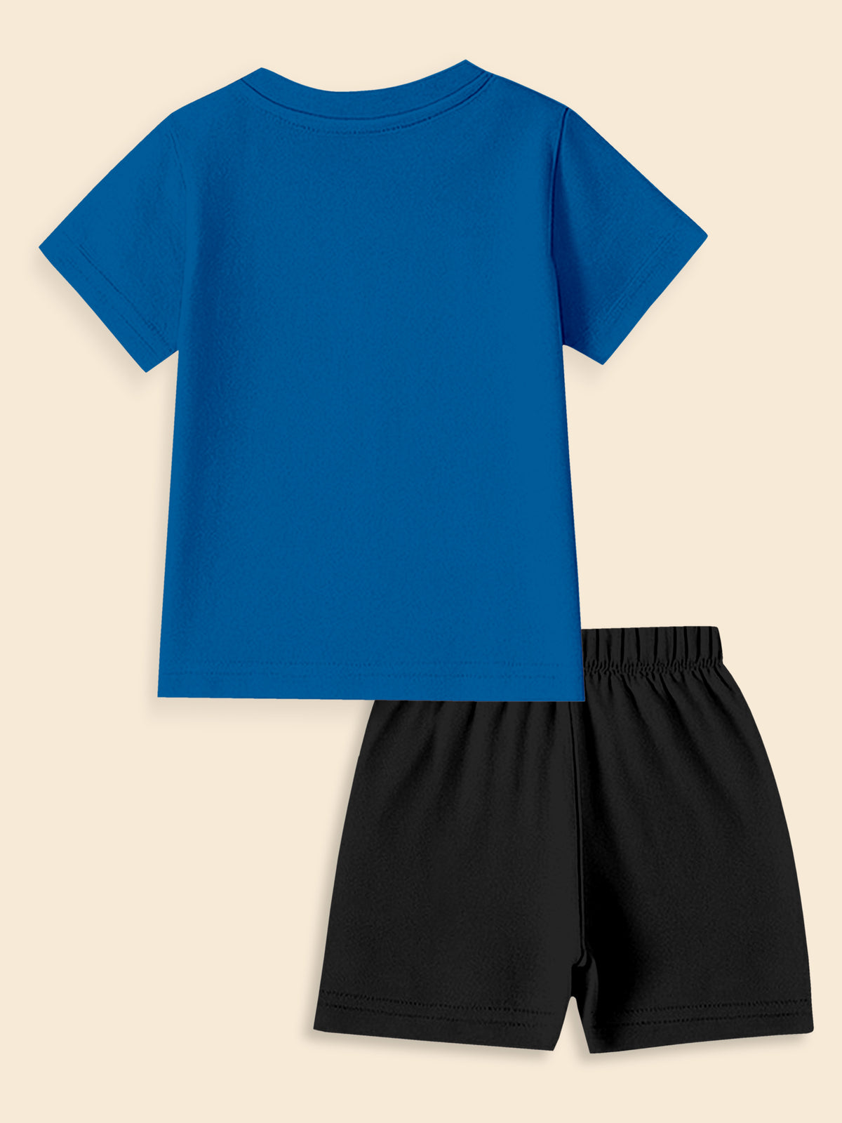 Ultra-Soft Kids' Loungewear Set | Pure Cotton T-Shirt & Shorts - Hover Image