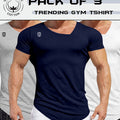 Activewear Gym T-Shirts 3 Pack – Breathable, Soft & Stylish
