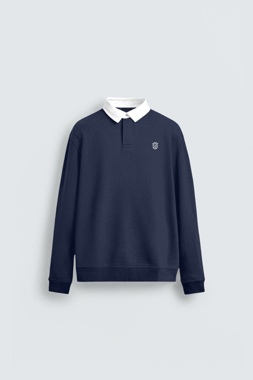 Blue Full Sleeve Sweatshirt for Men – Stylish Comfort