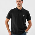 Classic Black Slim Fit Polo Shirt - Premium Cotton