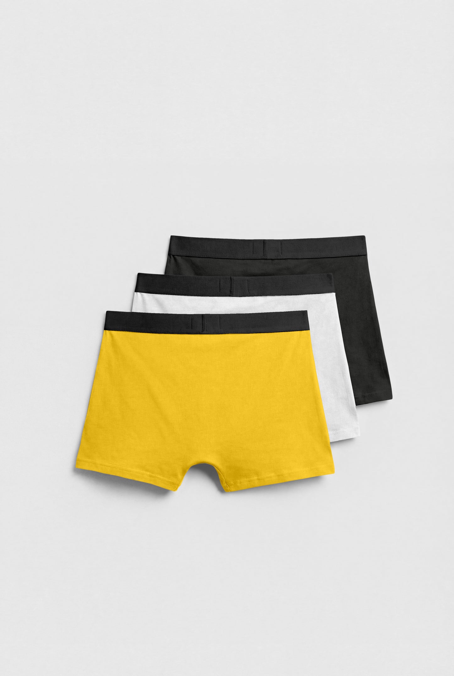 Men's Premium Cotton Boxer Briefs (Pack of 3) – Multi-Color Daily Essentials