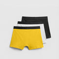 Men's Premium Cotton Boxer Briefs (Pack of 3) – Multi-Color Daily Essentials