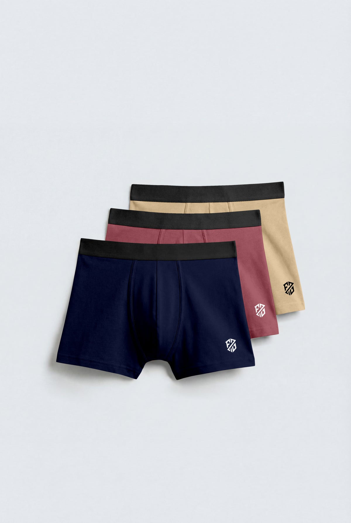 Men's Premium Cotton Stretch Boxer Briefs (Pack of 3) – Heritage Collection