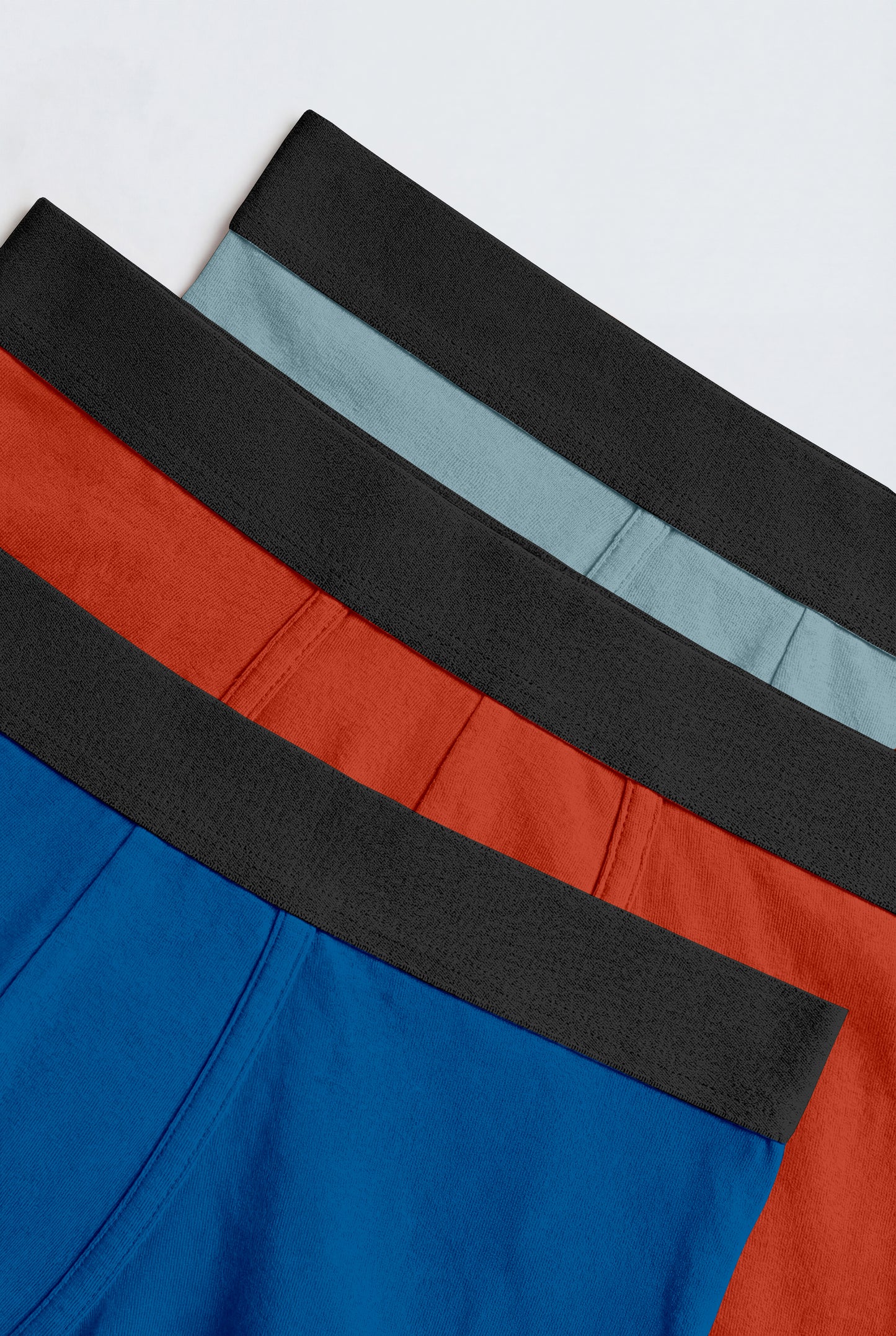 Men's Premium Cotton Stretch Boxer Briefs (Pack of 3) – Vibrant Multi-Color Set