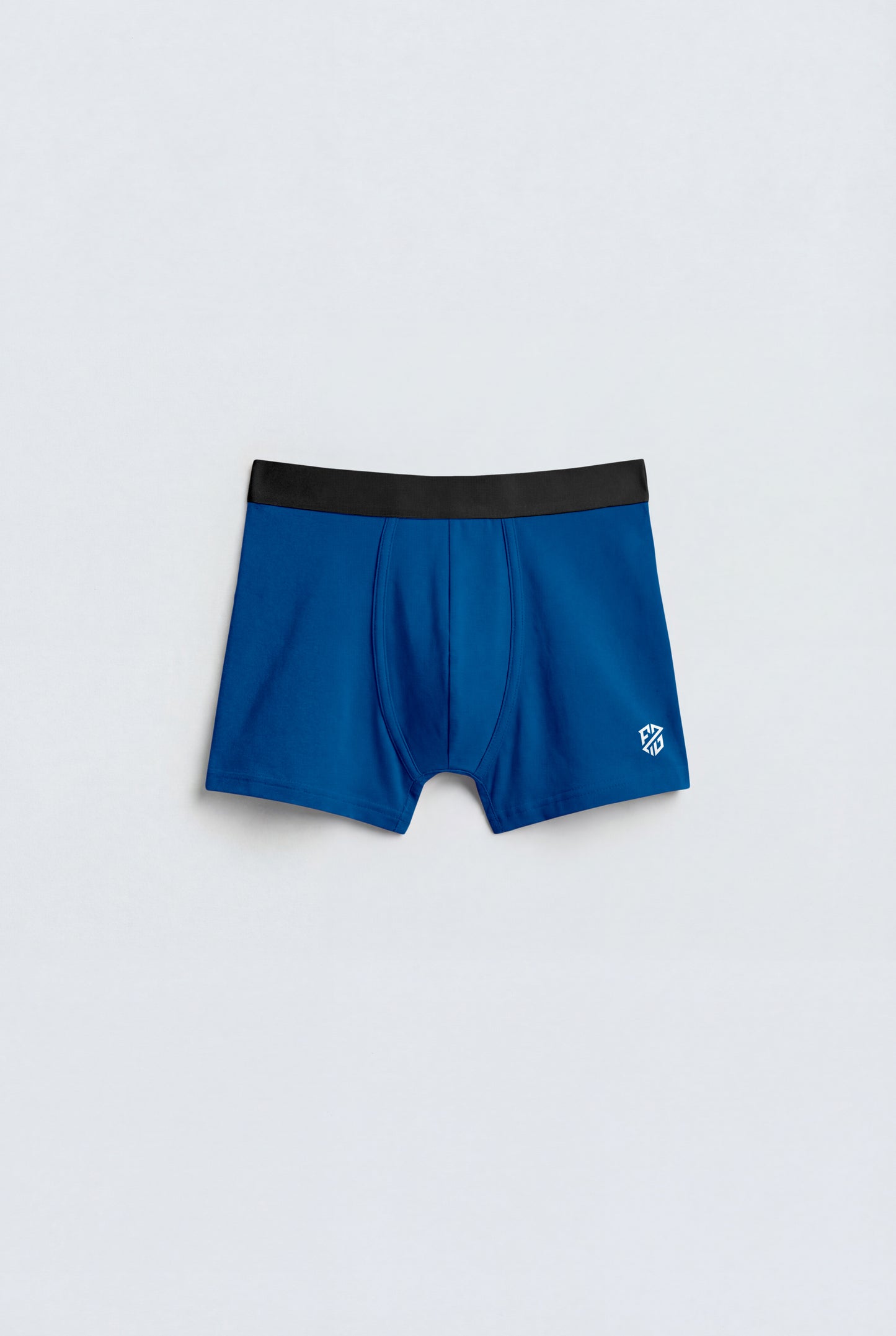 Men's Premium Cotton Stretch Trunk – Royal Blue with Black Waistband