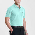 Mustard Mint Polo T Shirt: Summer Cotton Top