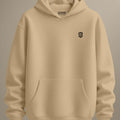 Premium Beige Sand Hoodie: Regular Fit Comfort Style