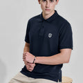 Premium Men’s Solid & Cotton Navy Blue Polo T-Shirt