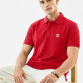Premium Men’s Solid Cotton Polo Red T Shirt