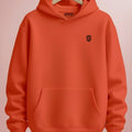 Premium Rust Orange Sweatshirt Hoodie: Regular Fit Comfort