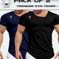Stylish Gym TShirts Combo Pack of 2 – Soft & Comfortable