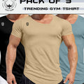 Versatile Gym Wear TShirts Pack of 3 – Soft & Breathable